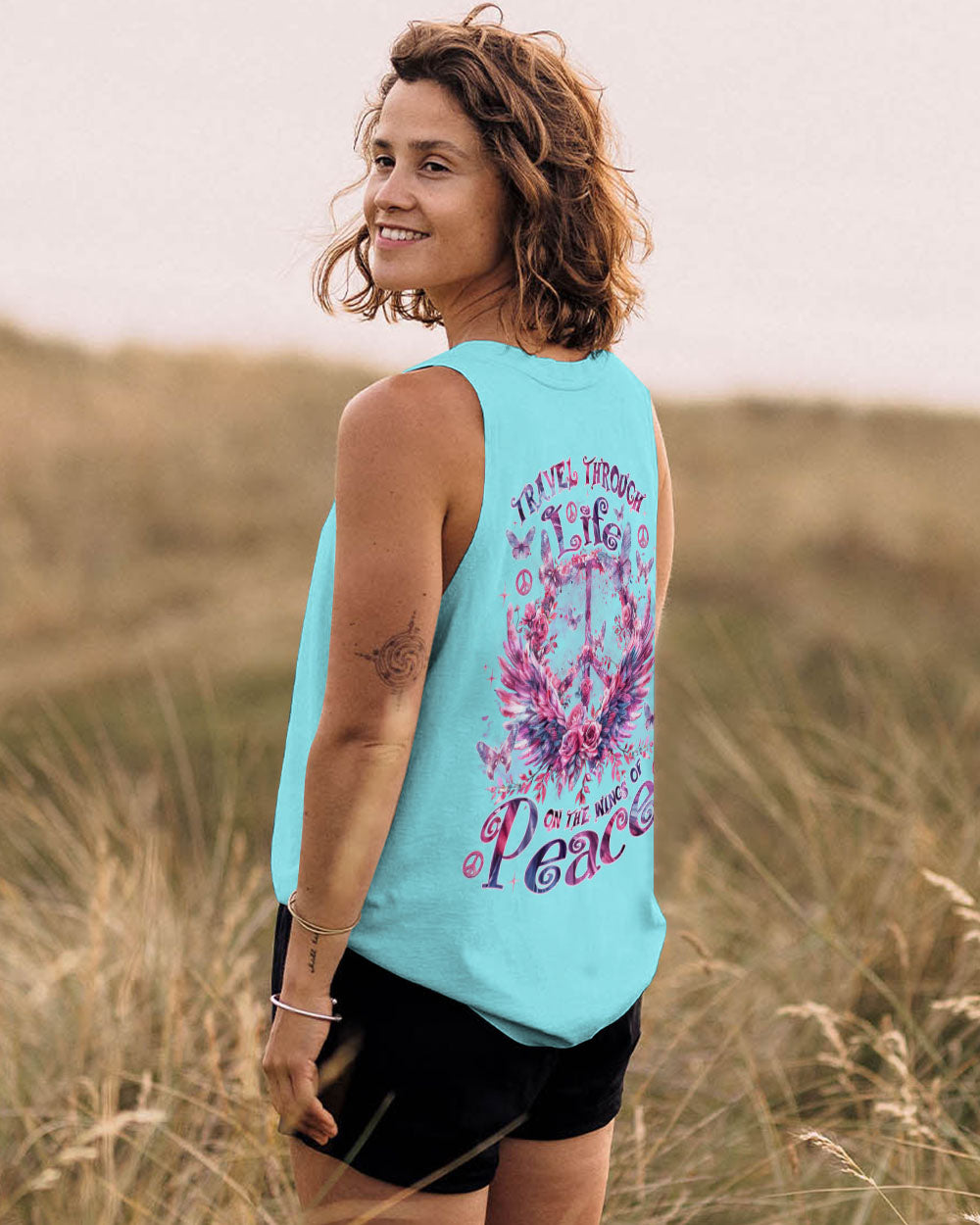 TRAVEL THROUGH LIFE PEACE ALL OVER PRINT - TLNZ0904242