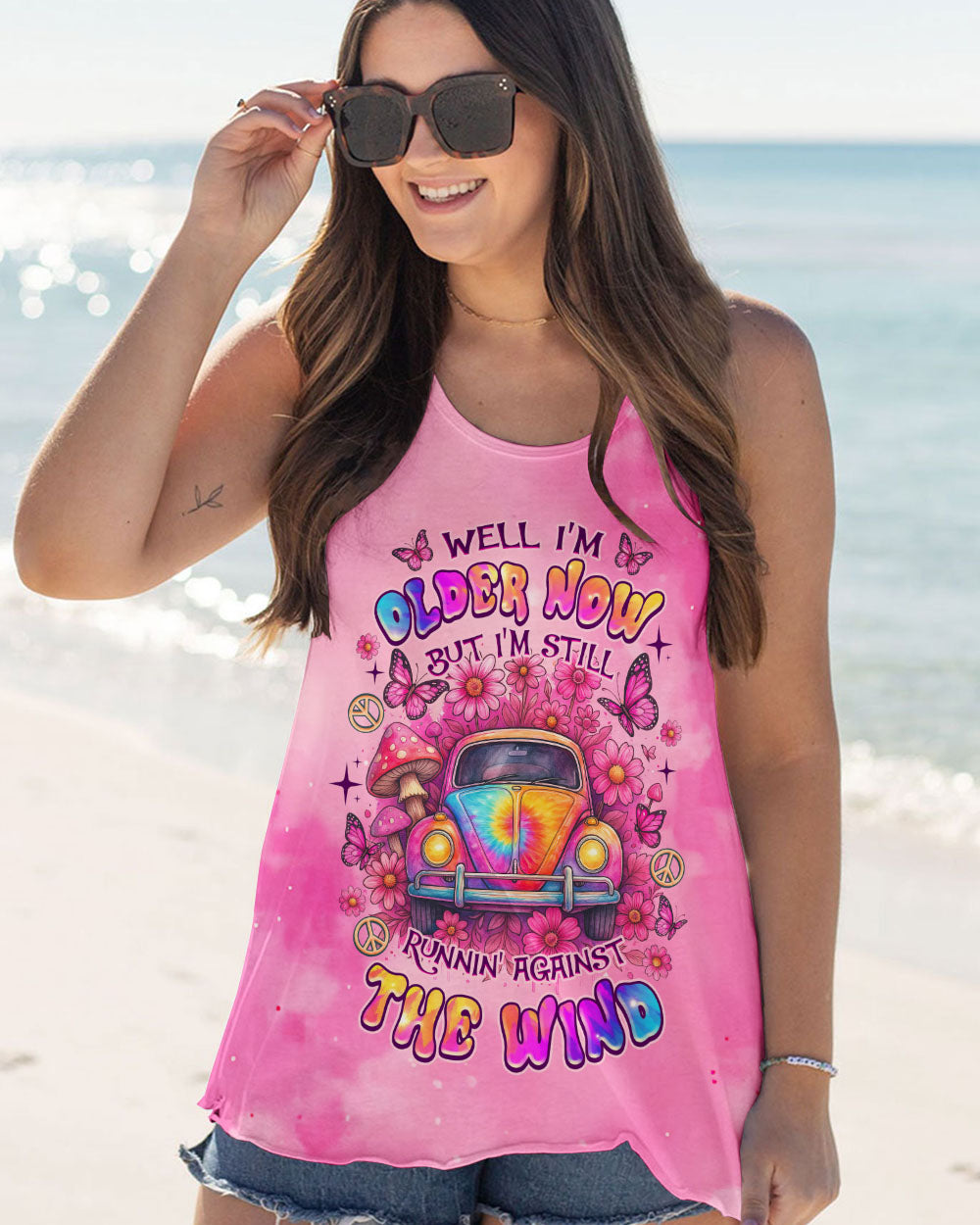 RUNNING AGAINST THE WIND CAR TIE DYE ALL OVER PRINT  - TLNZ0904252