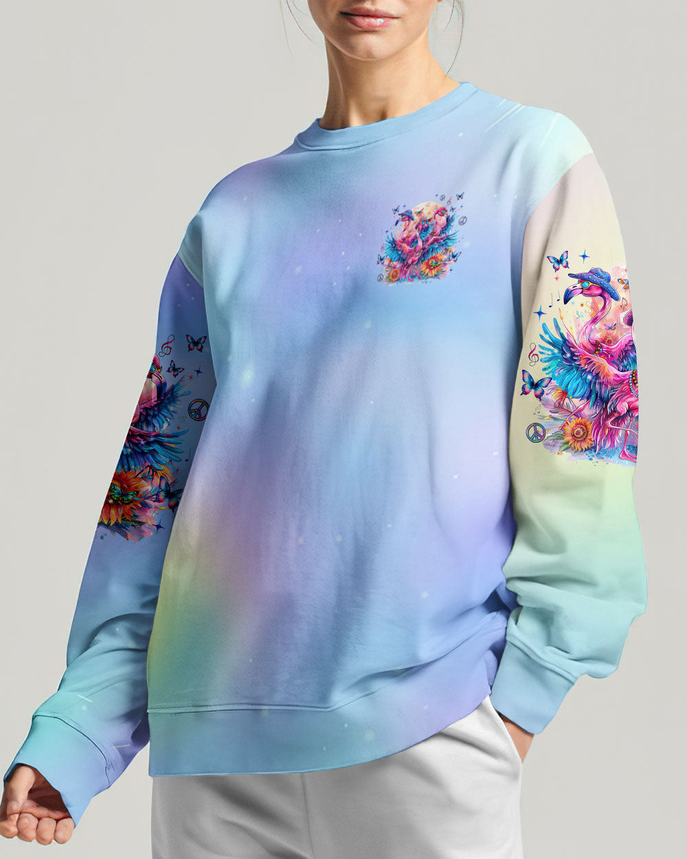 YOUR KIND OF CRAZY FLAMINGO ALL OVER PRINT - TLNZ0905243