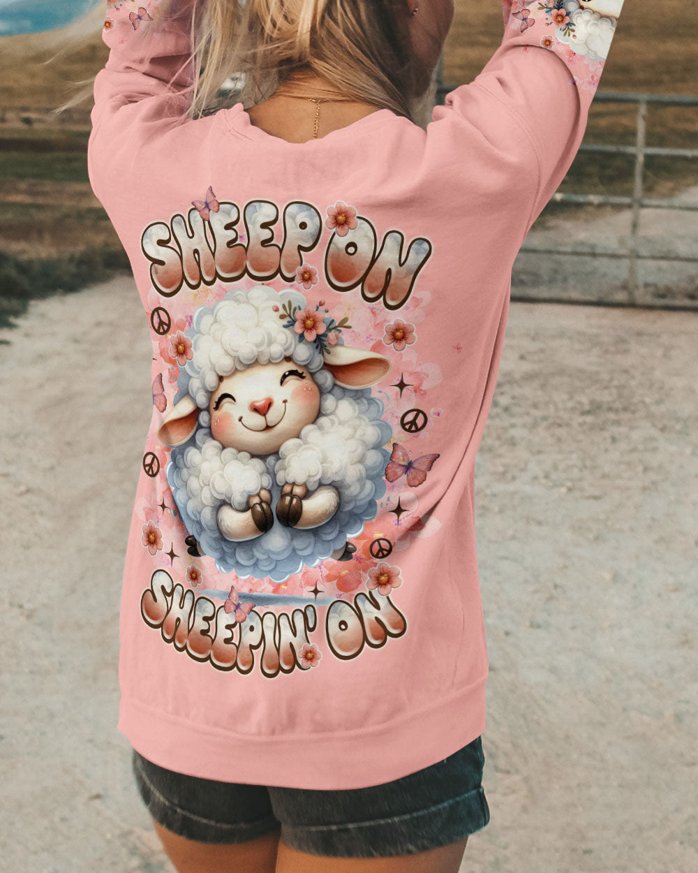 SHEEP ON SHEEPIN’ ON ALL OVER PRINT -  TLNZ0907254