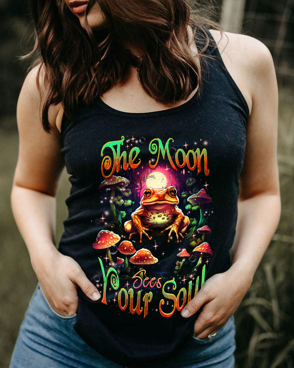 THE MOON SEES YOUR SOUL FROG ALL OVER PRINT - TLNZ0910232