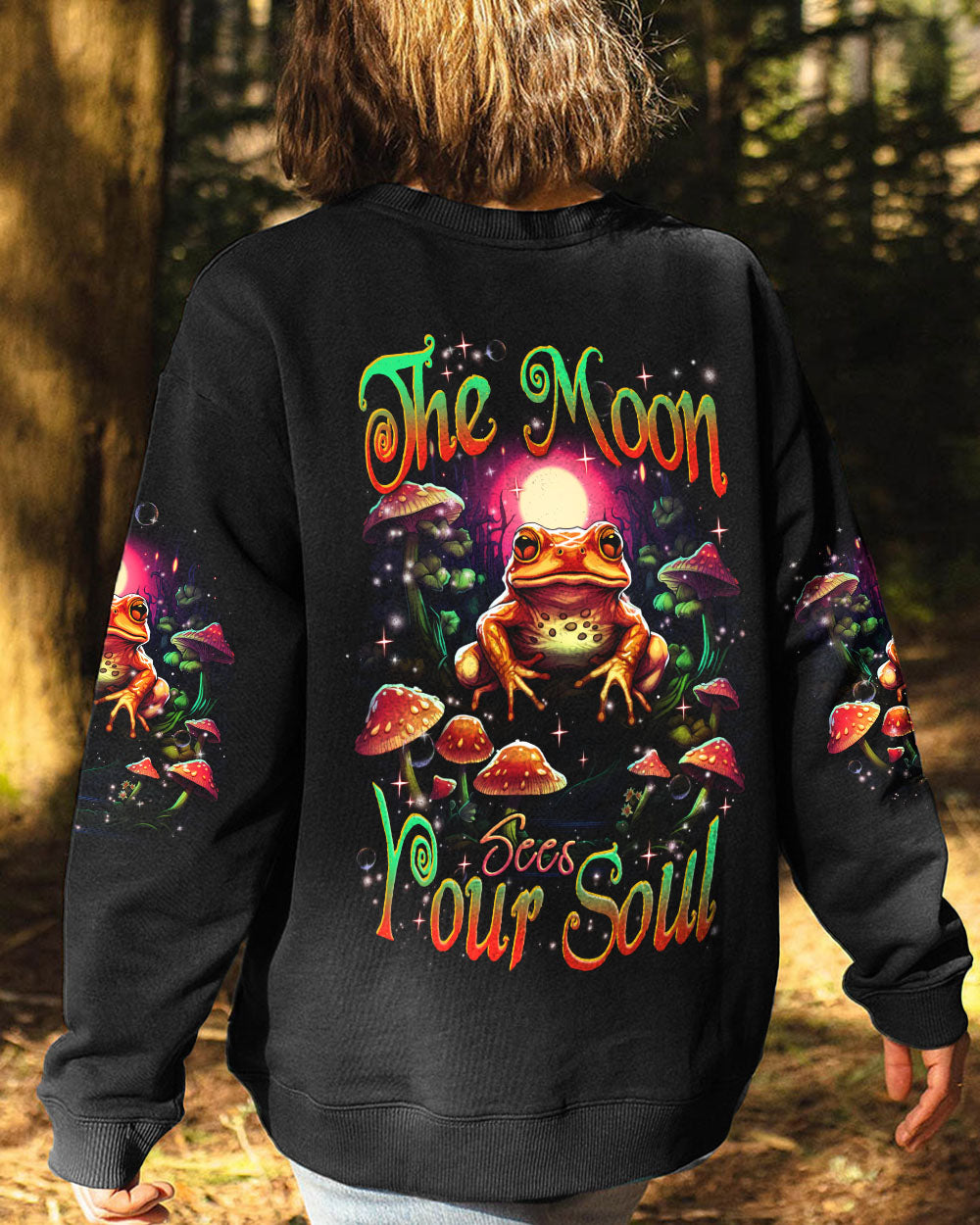 THE MOON SEES YOUR SOUL FROG ALL OVER PRINT - TLNZ0910232