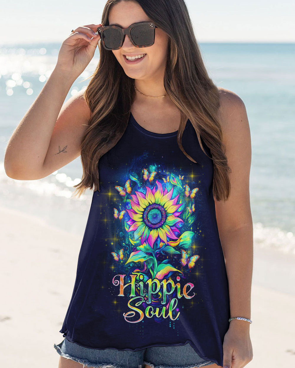 HIPPIE SOUL SUNFLOWER ALL OVER PRINT  -  TLNZ1003254