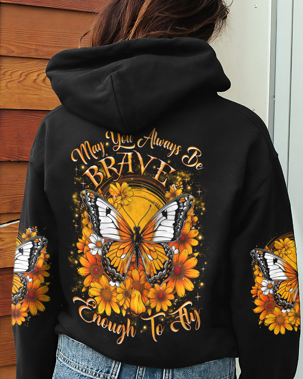 MAY YOU ALWAYS BE BRAVE BUTTERFLY ALL OVER PRINT - TLNZ1006231