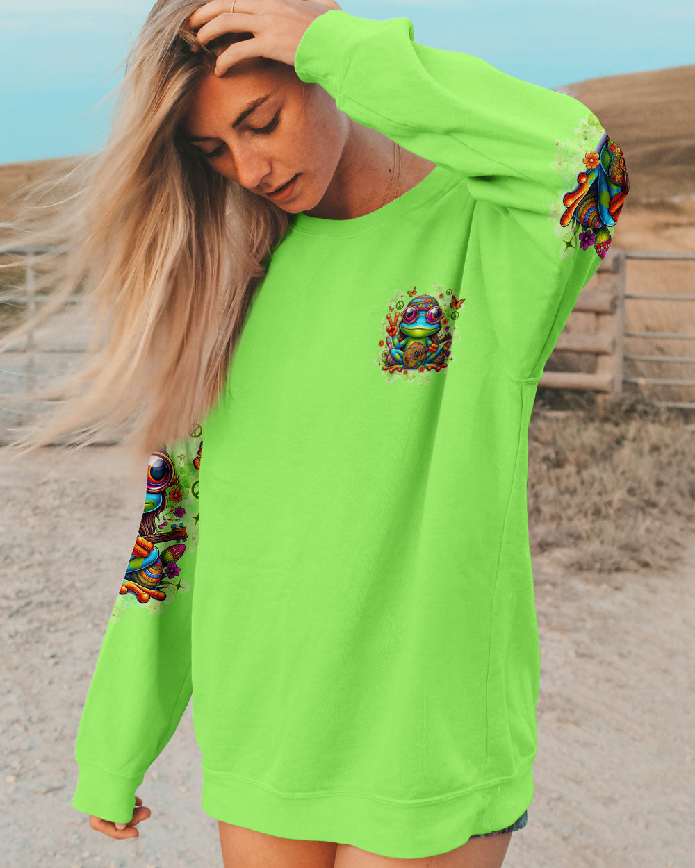 THE REBEL IN ME WILL NEVER DIE FROG ALL OVER PRINT - TLNZ1407253