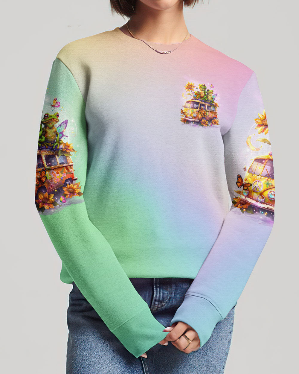 I BELIEVE THERE ARE ANGELS AMONG US FROG ALL OVER PRINT - TLNZ1803243