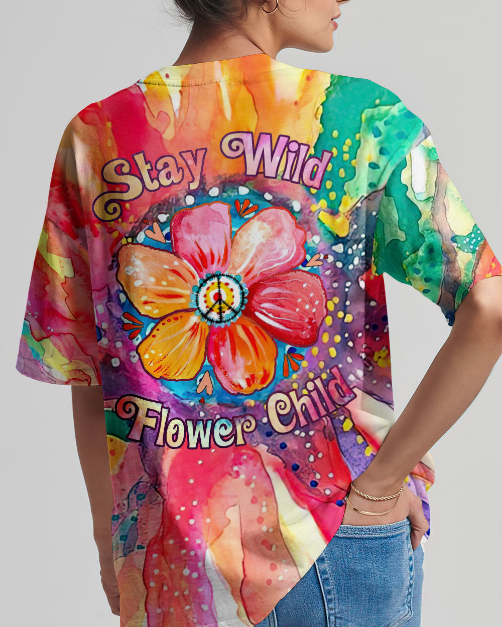 STAY WILD FLOWER CHILD ALL OVER PRINT - TLNZ1907232