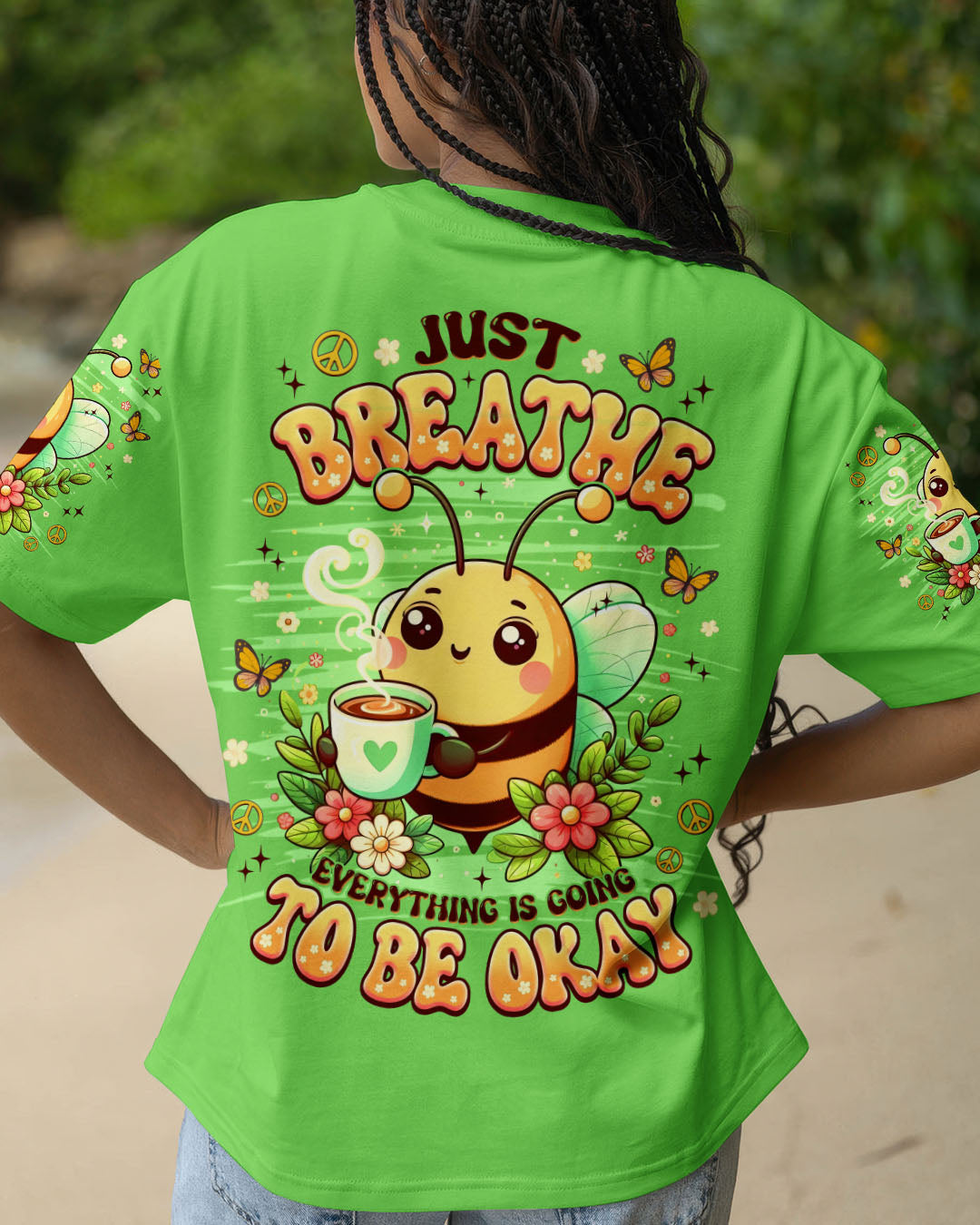 JUST BREATHE BEE ALL OVER PRINT - TLNZ1908252