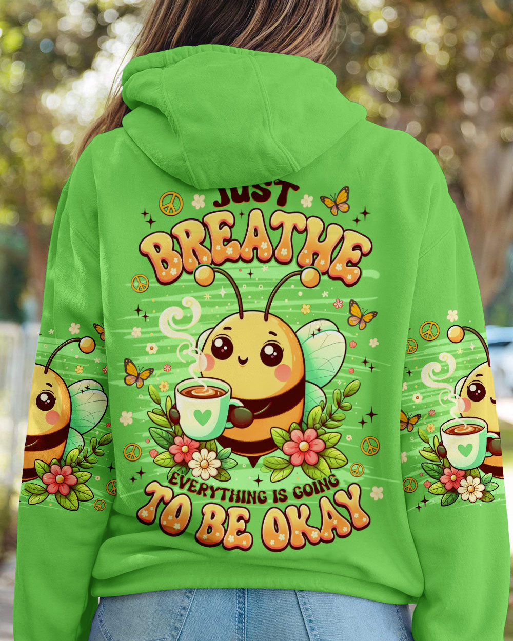 JUST BREATHE BEE ALL OVER PRINT - TLNZ1908252