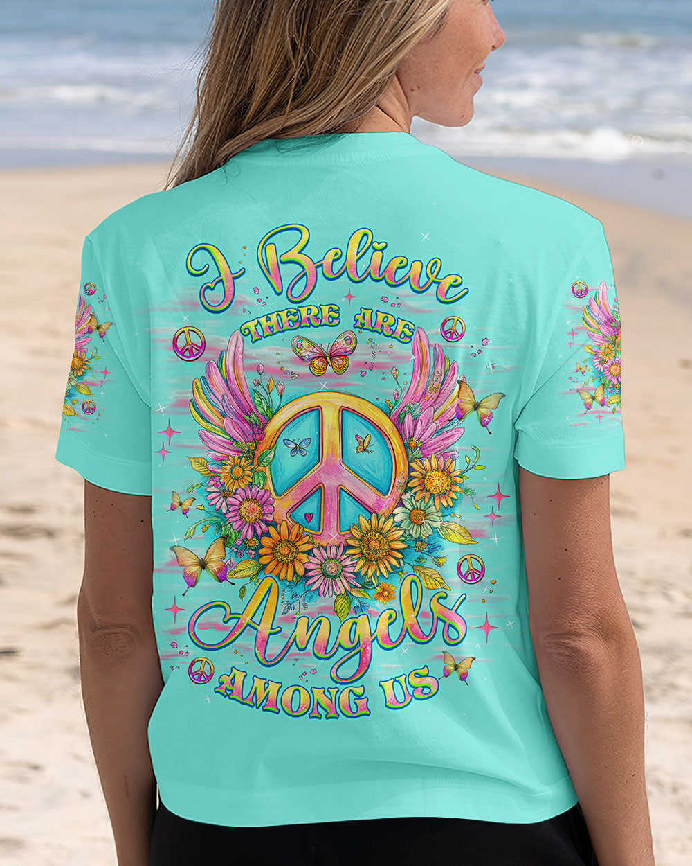 I BELIEVE THERE ARE ANGELS AMONG US WINGS ALL OVER PRINT  - TLNZ2003253