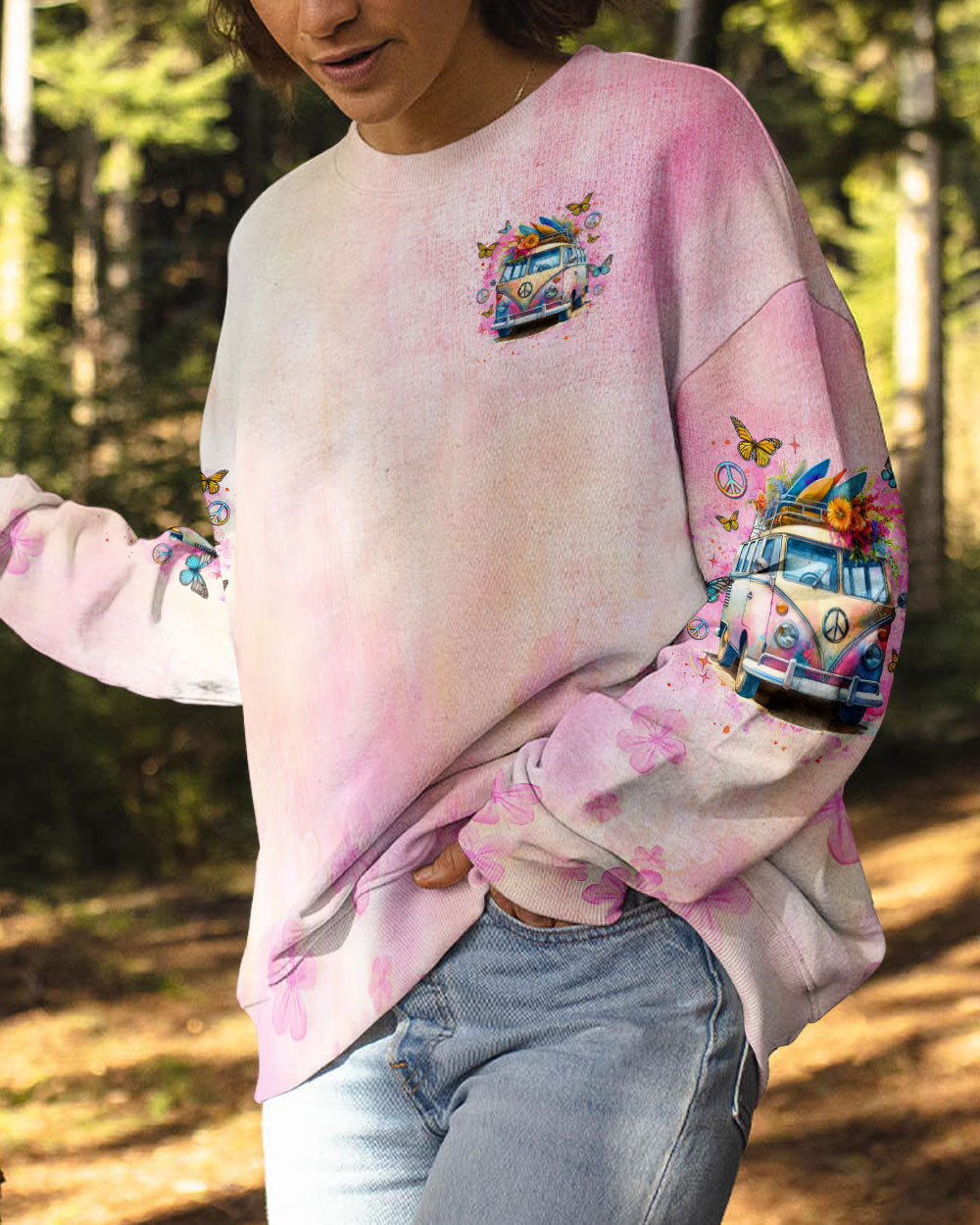RUNNING AGAINST THE WIND FLORAL BUS ALL OVER PRINT  - TLNZ2103252