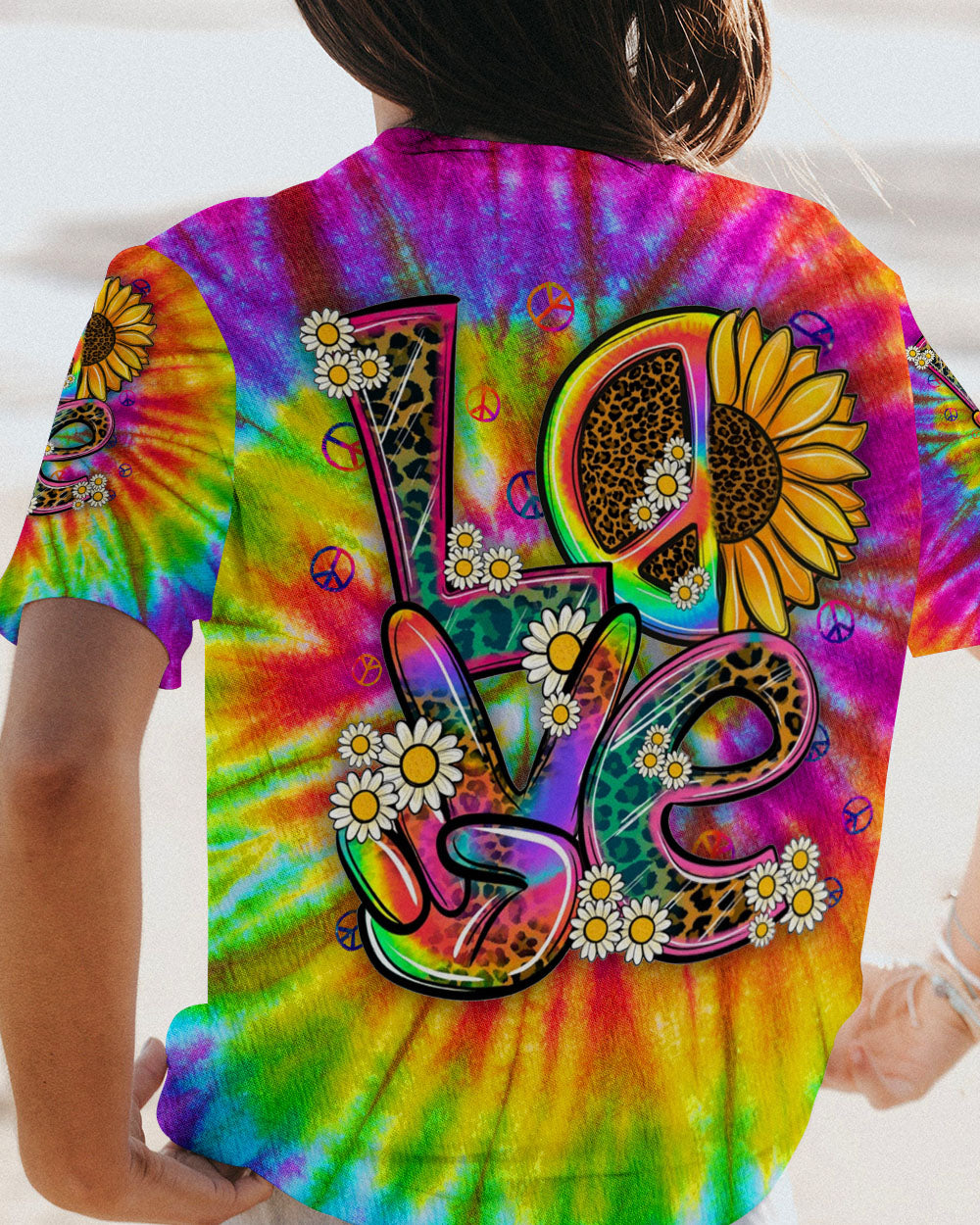 HIPPIE LOVE TIE DYE ALL OVER PRINT - TLNZ2106231