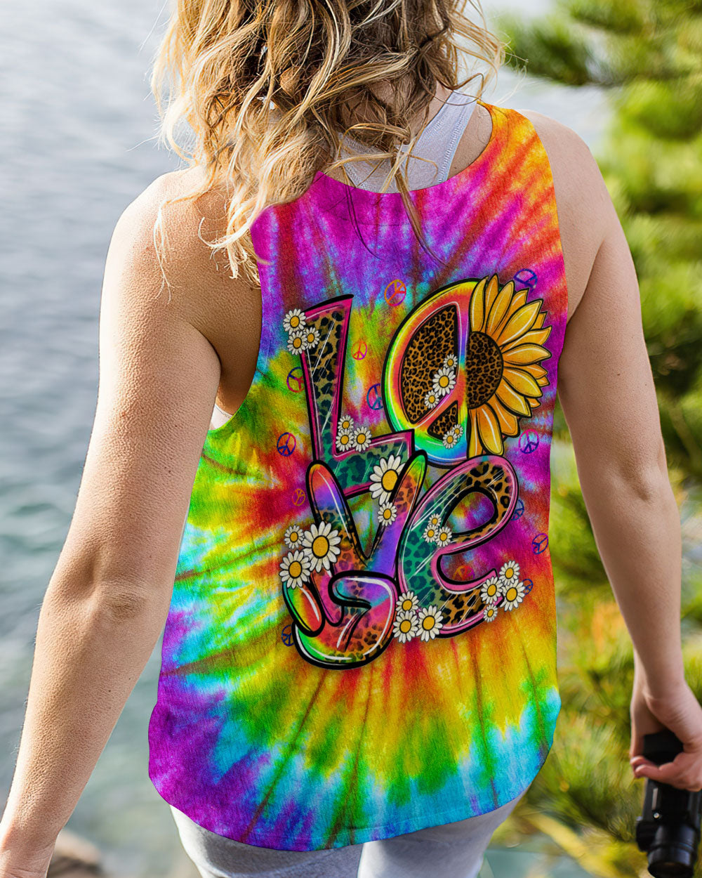 HIPPIE LOVE TIE DYE ALL OVER PRINT - TLNZ2106231