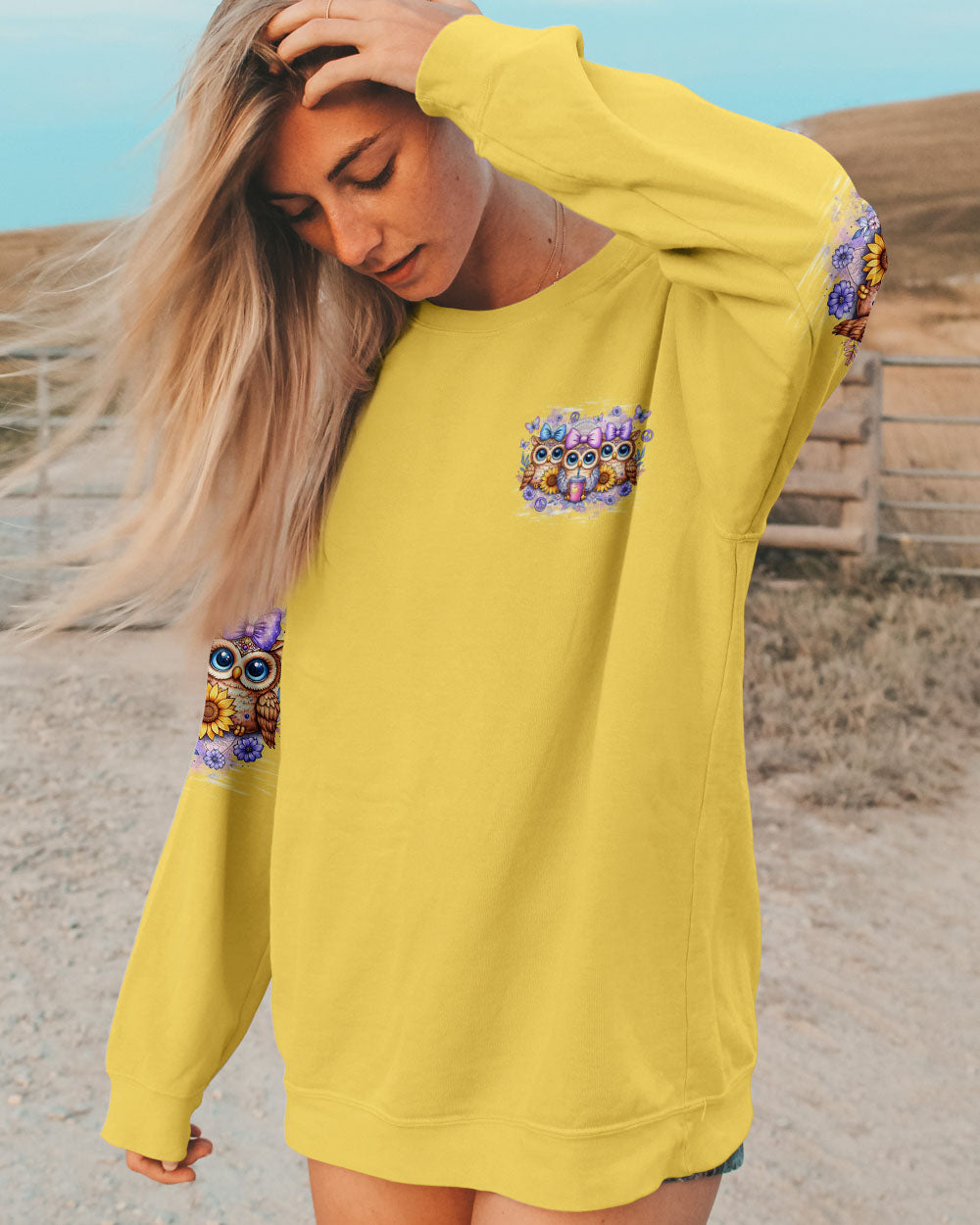 GOOD TIMES CRAZY FRIEND OWL ALL OVER PRINT - TLNZ2107252