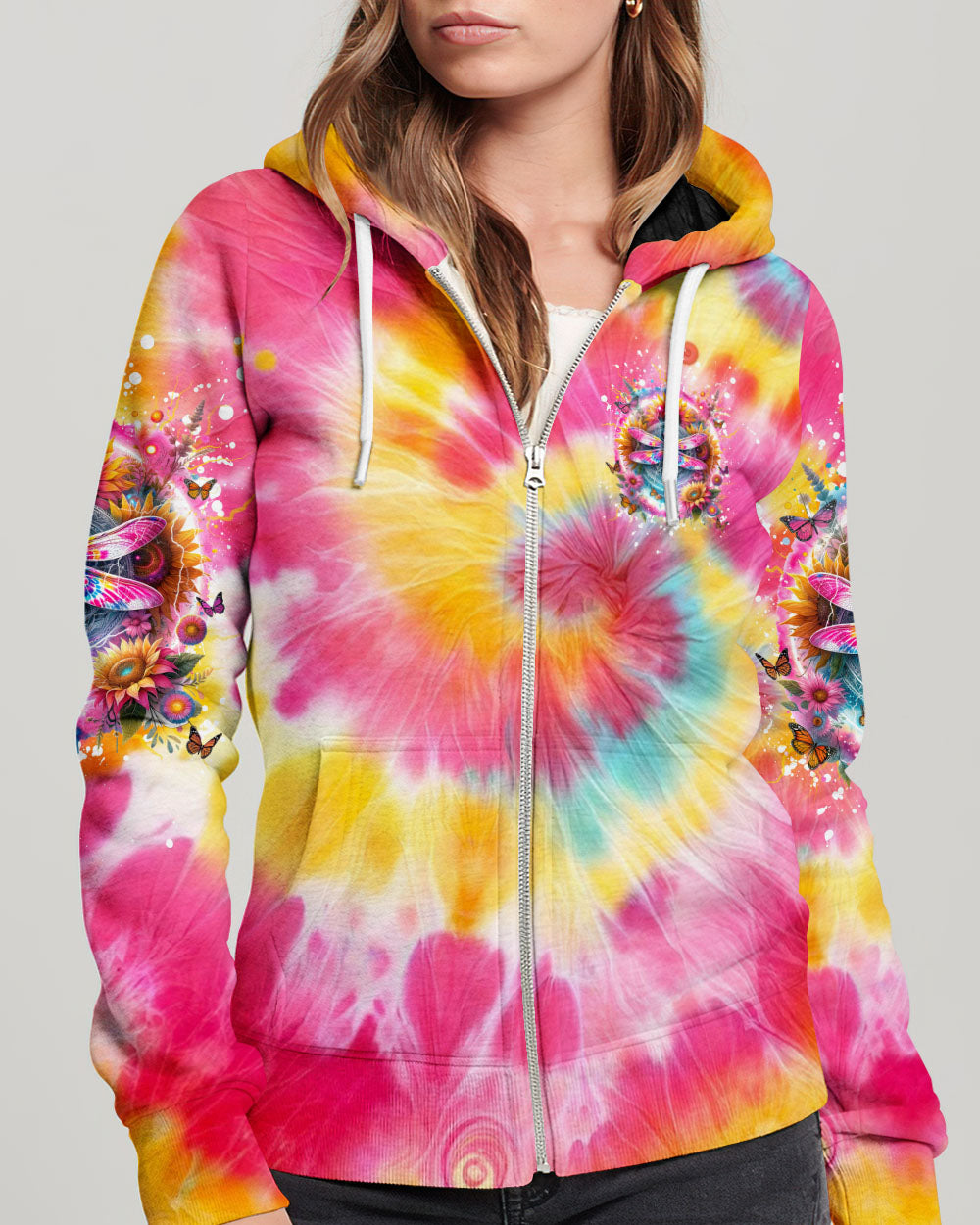 I AM THE STORM DRAGONFLY TIE DYE ALL OVER PRINT - TLNZ2201242