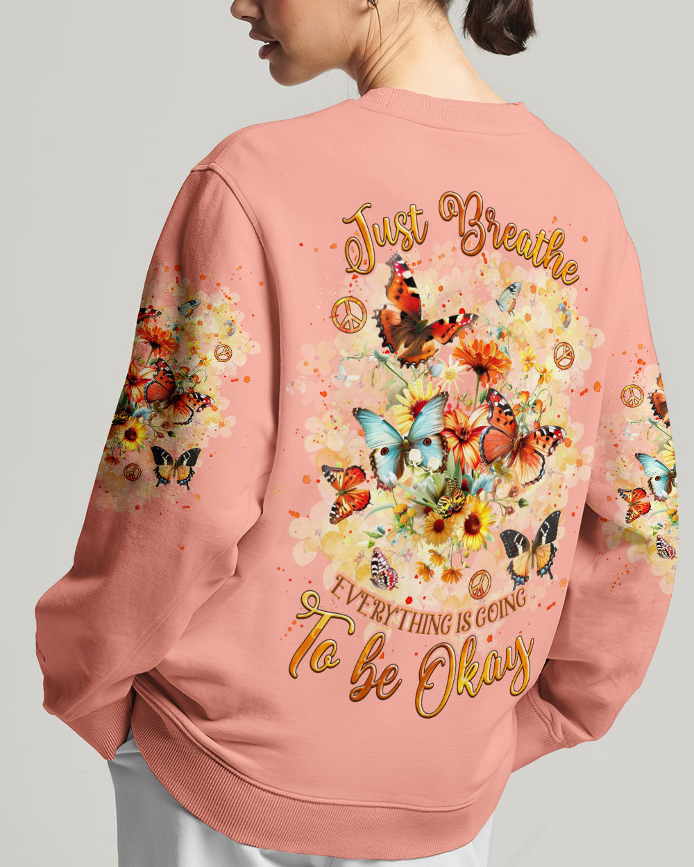 JUST BREATHE BUTTERFLY ALL OVER PRINT - TLNZ2305244