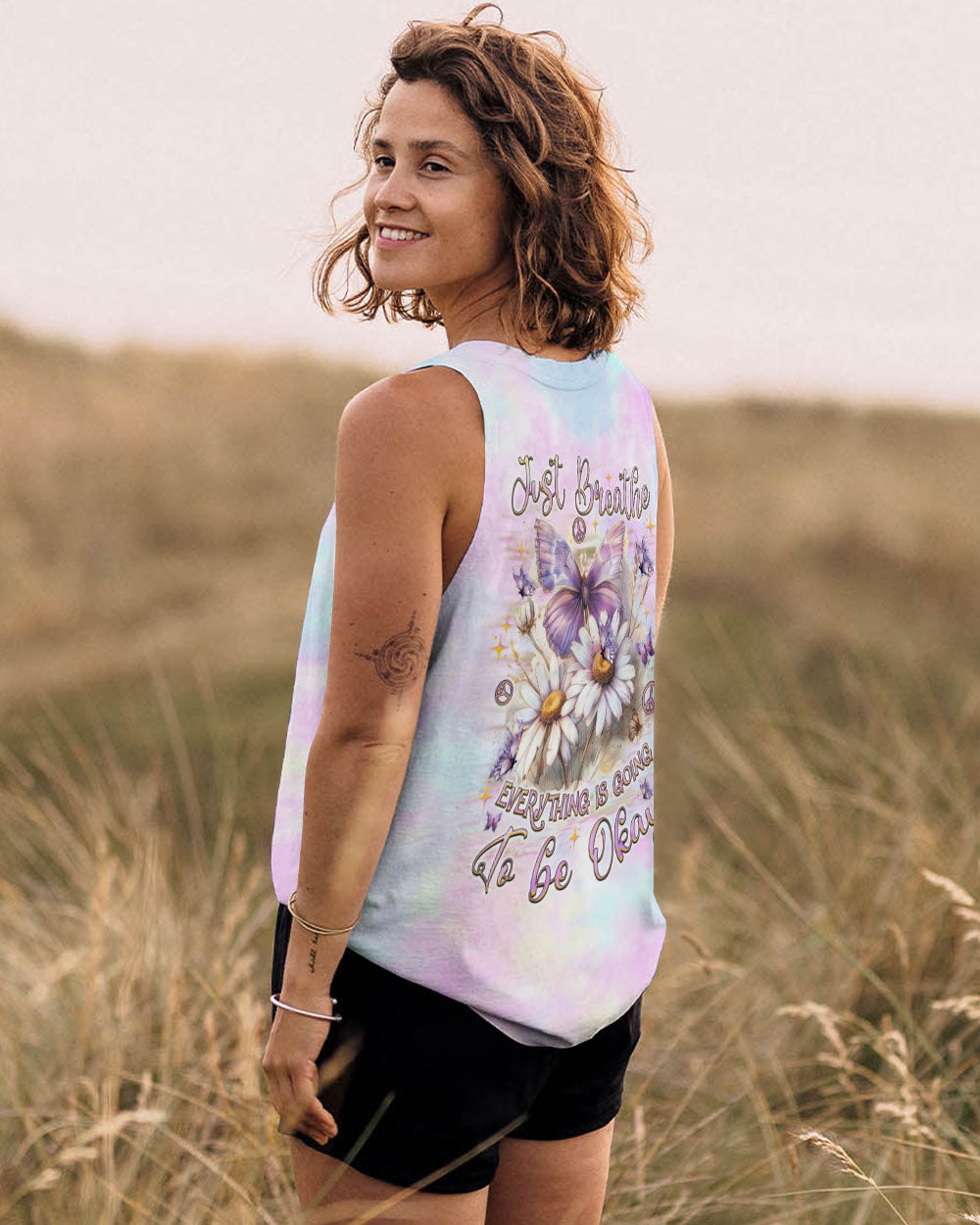 JUST BREATHE BUTTERFLY ALL OVER PRINT - TLNZ2409242
