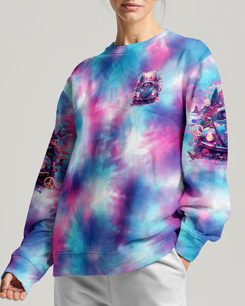 HERE COMES THE SUN TIE DYE ALL OVER PRINT - TLNZ2703244