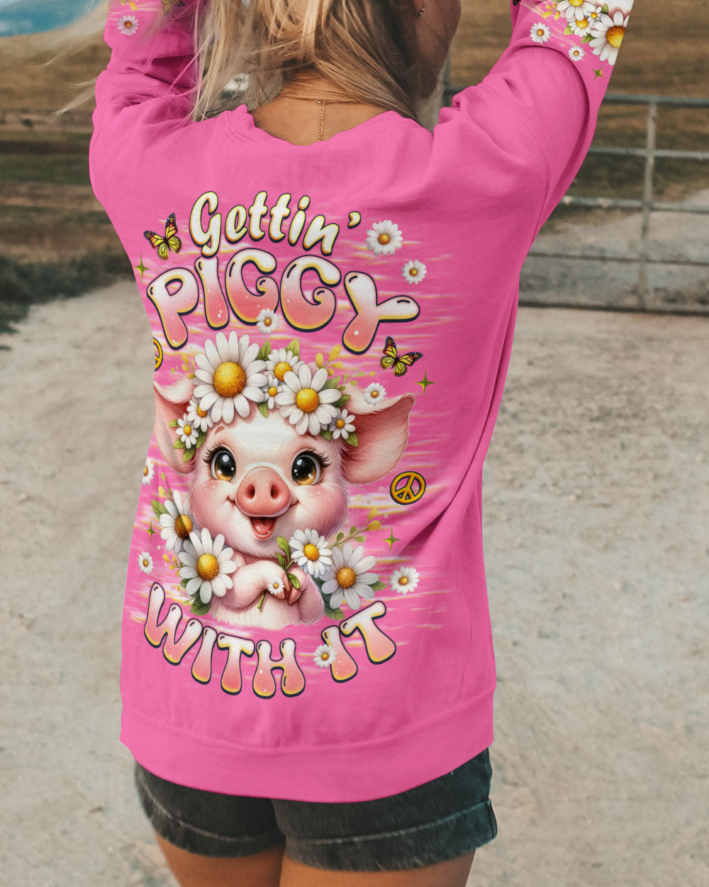 GETTIN' PIGGY WITH IT PIG ALL OVER PRINT - TLNZ2807252