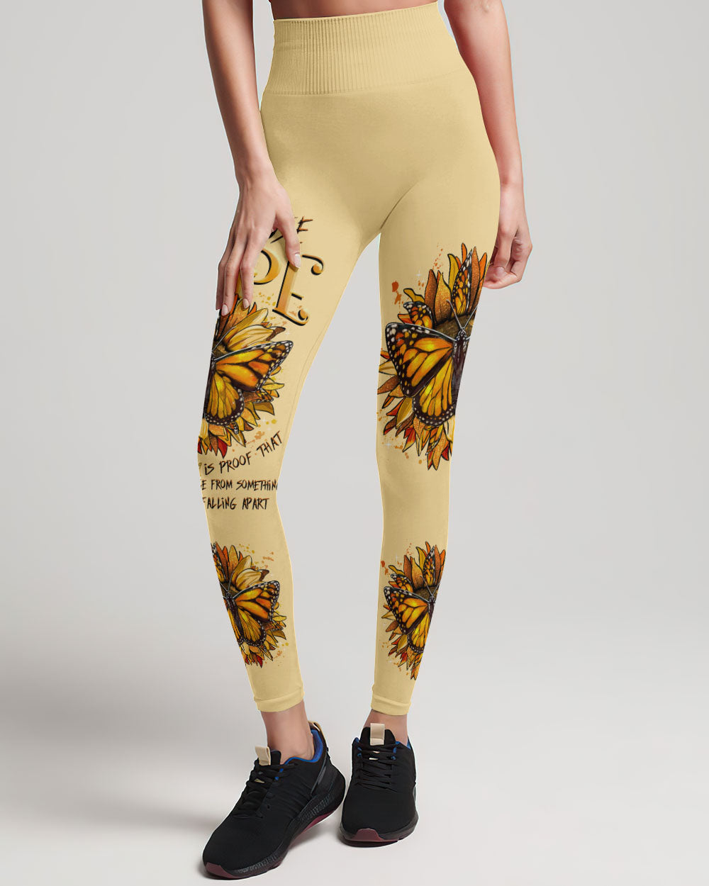 NEVER LOSE HOPE BUTTERFLY SUNFLOWER ALL OVER PRINT - TLNZ3105232