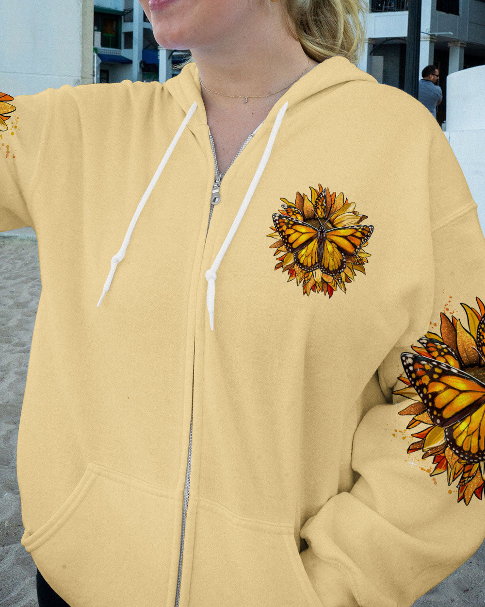 NEVER LOSE HOPE BUTTERFLY SUNFLOWER ALL OVER PRINT - TLNZ3105232