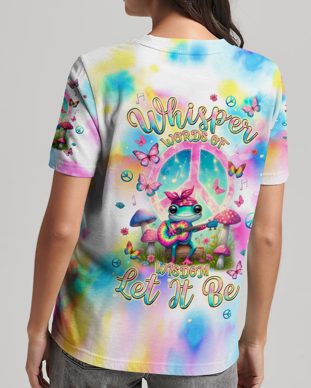 WHISPER WORDS OF WISDOM FROG GUITAR ALL OVER PRINT - TLPQ0107241