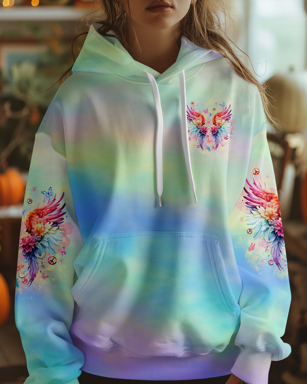 I BELIEVE THERE ARE ANGELS AMONG US WINGS ALL OVER PRINT - TLPQ0210242
