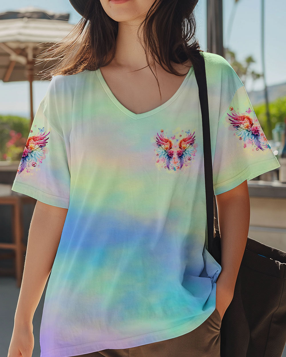 I BELIEVE THERE ARE ANGELS AMONG US WINGS ALL OVER PRINT - TLPQ0210242