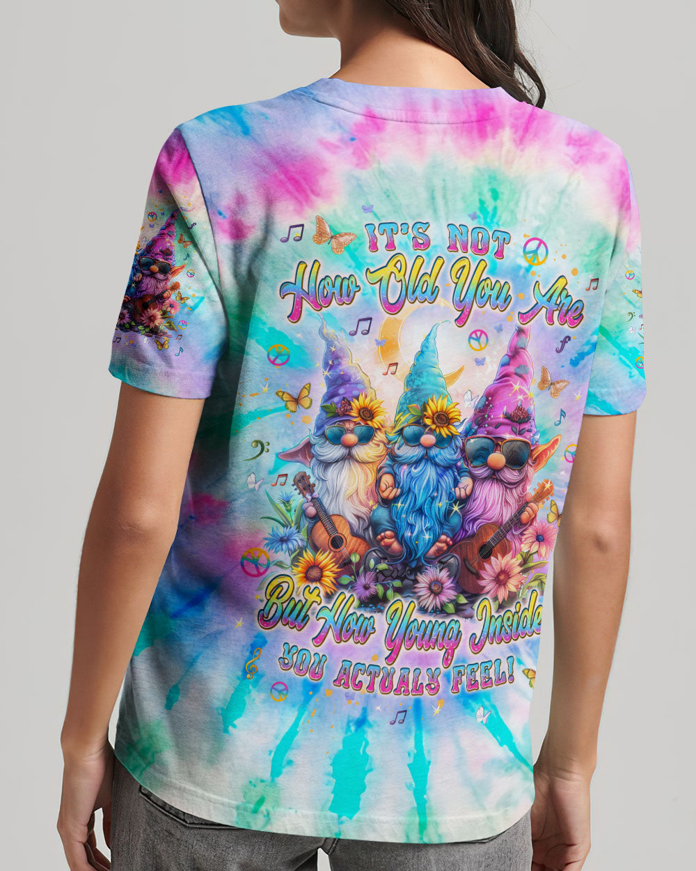 IT'S NOT HOW OLD YOU ARE GNOME ALL OVER PRINT - TLPQ0307242