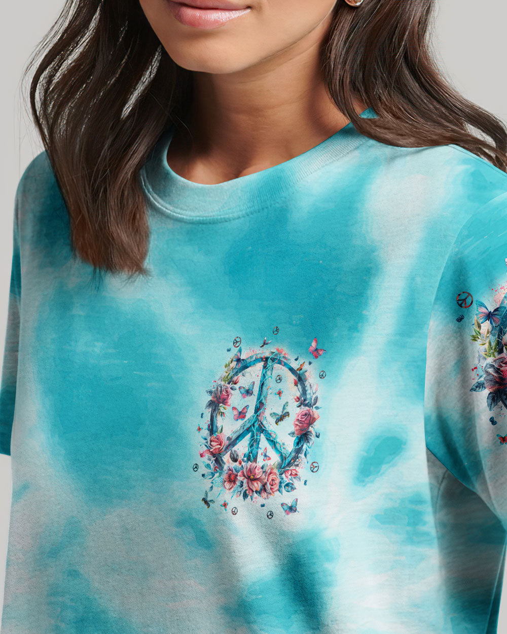 HIPPIE SOUL PEACE FLOWER ALL OVER PRINT - TLPQ0404244