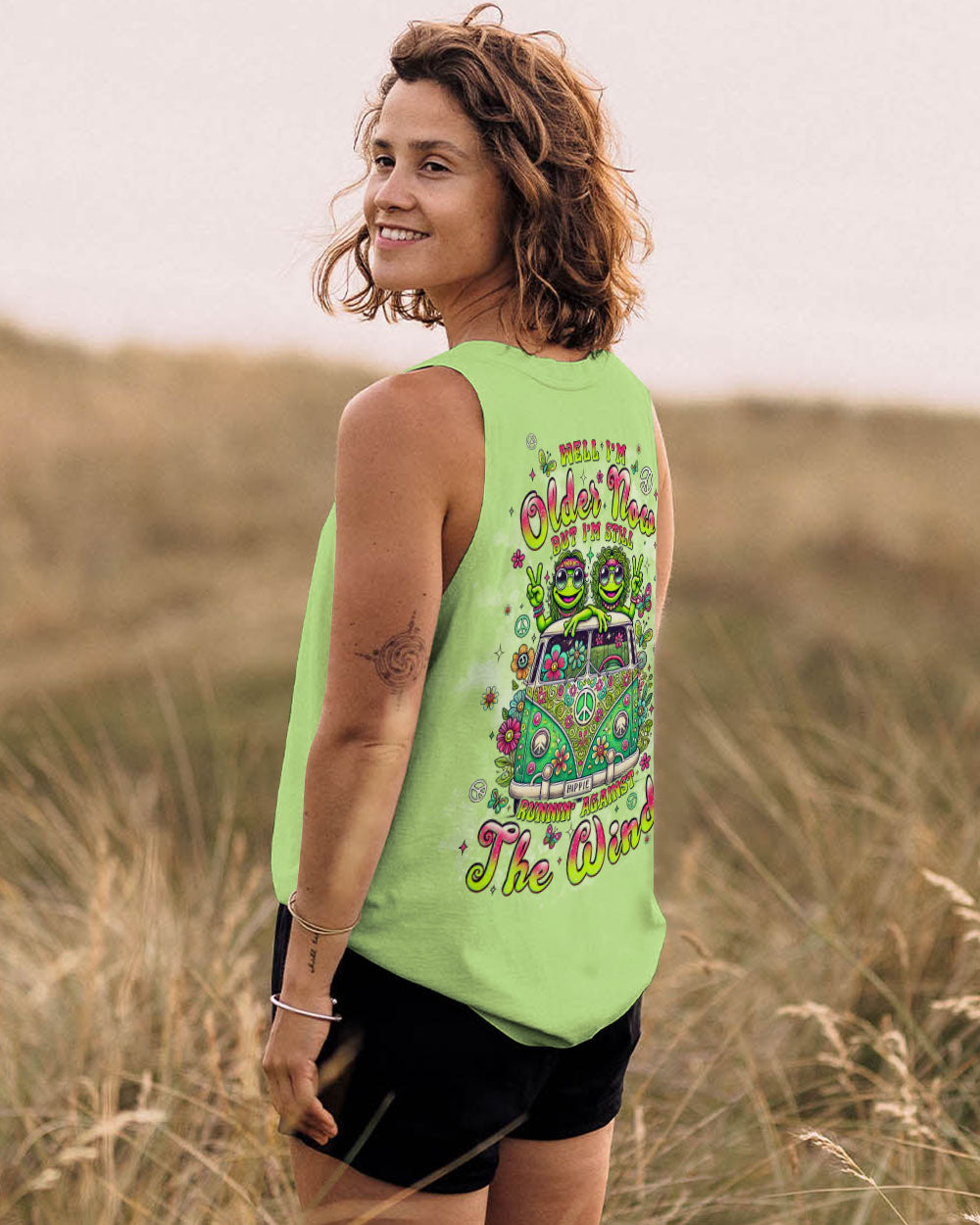RUNNING AGAINST THE WIND BUS FROG ALL OVER PRINT - TLPQ0411244