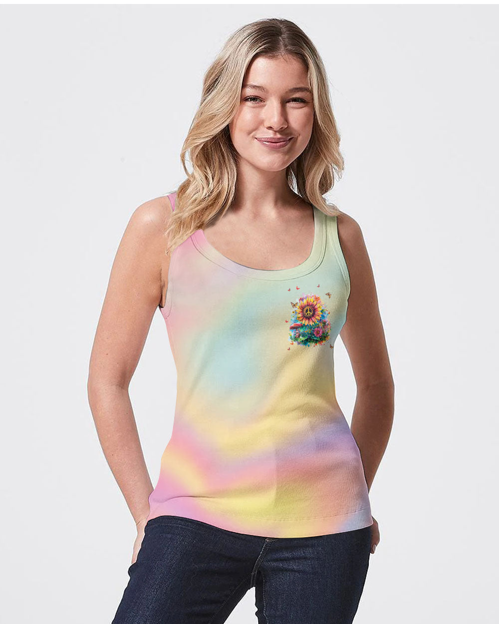 BE A SUNFLOWER ALL OVER PRINT - TLPQ0703242