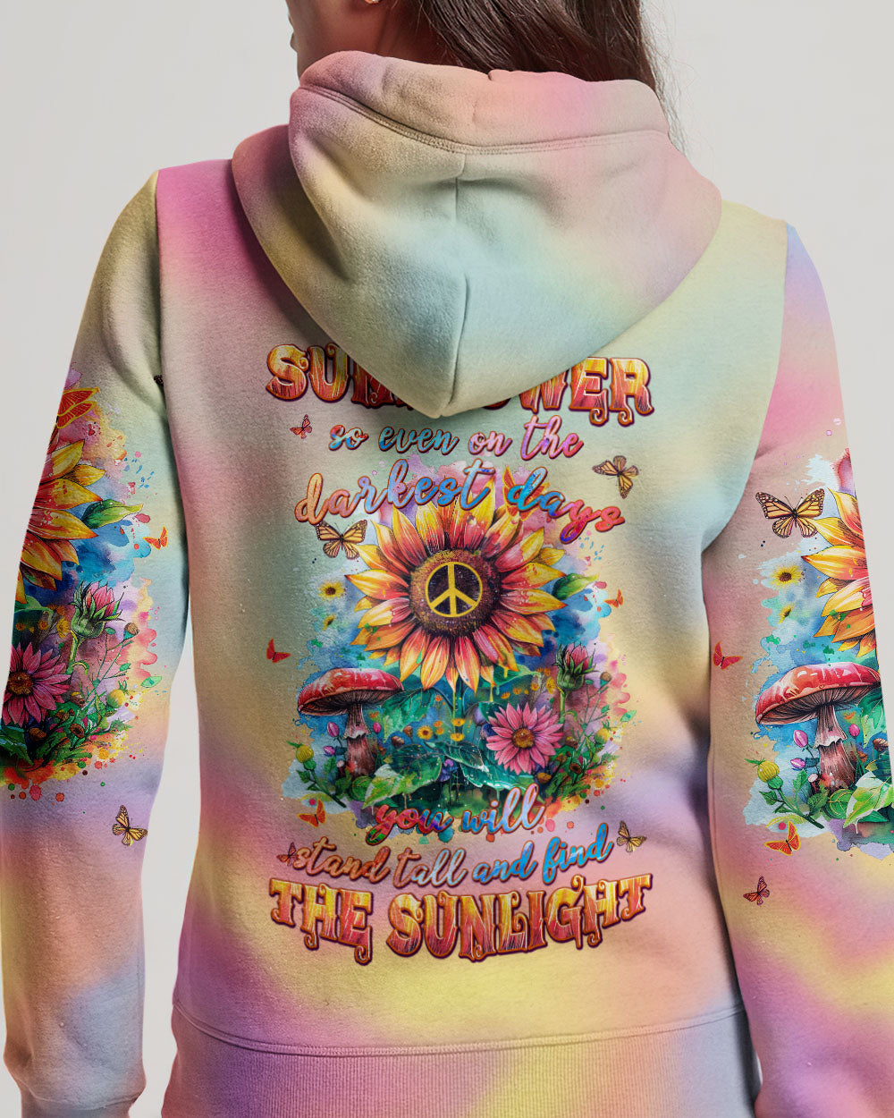 BE A SUNFLOWER ALL OVER PRINT - TLPQ0703242