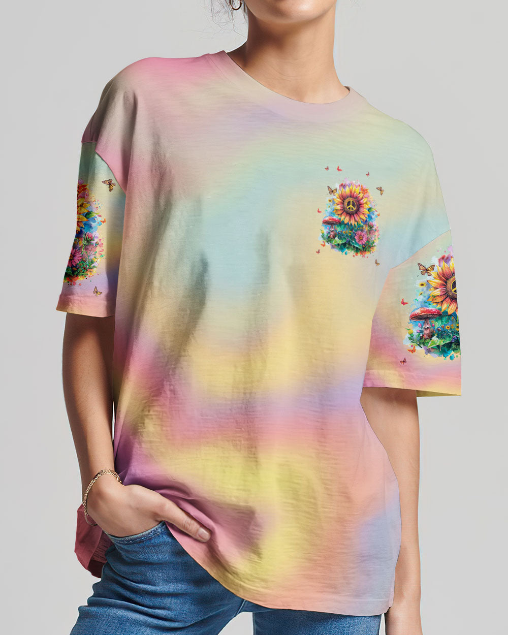 BE A SUNFLOWER ALL OVER PRINT - TLPQ0703242