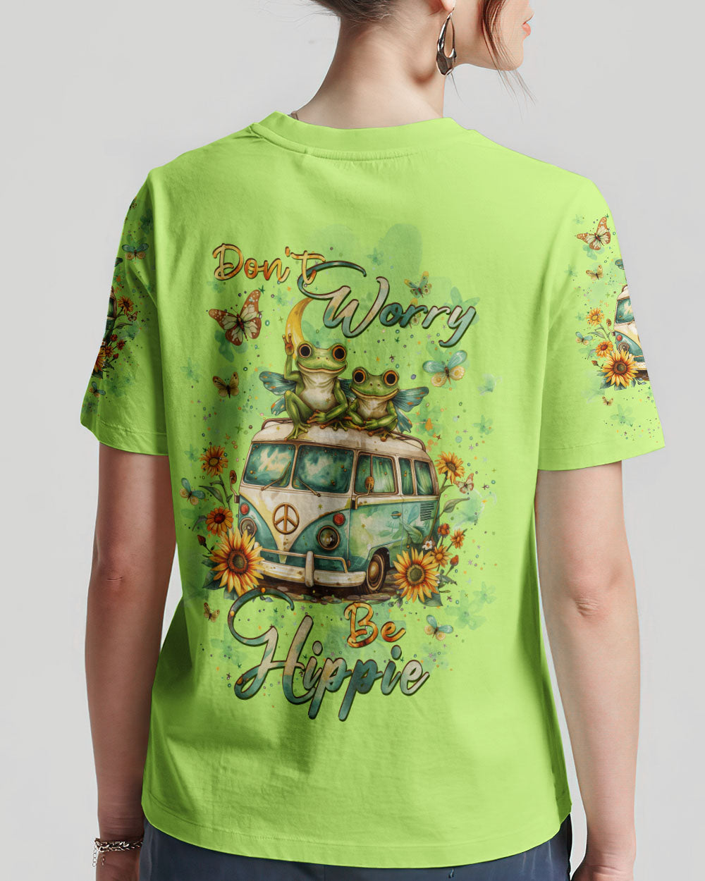 DON'T WORRY BE HIPPIE ALL OVER PRINT - TLPQ0803241