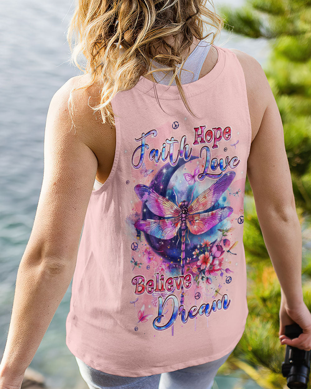 FAITH HOPE LOVE DRAGONFLY ALL OVER PRINT - TLPQ0904244