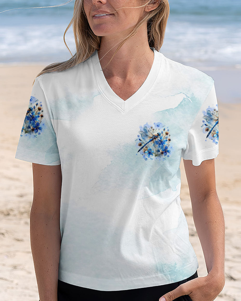 JUST BREATHE DRAGONFLY ALL OVER PRINT  - TLPQ0910243