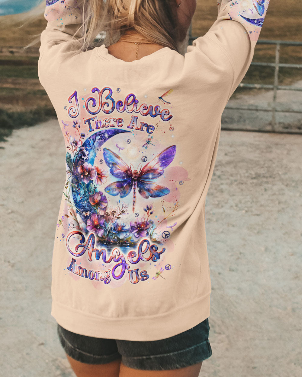 I BELIEVE THERE ARE ANGELS AMONG US ALL OVER PRINT - TLPQ1004242