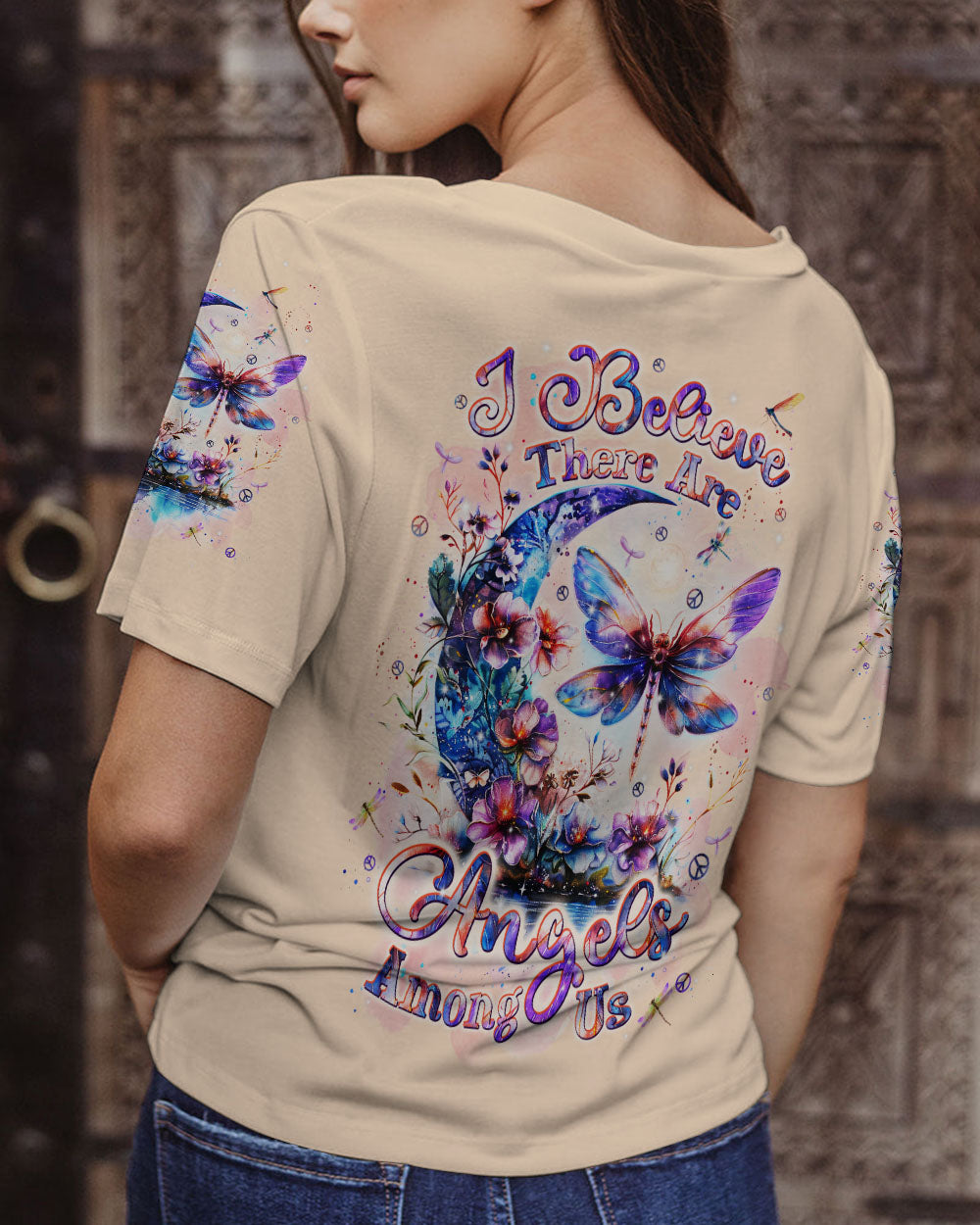 I BELIEVE THERE ARE ANGELS AMONG US ALL OVER PRINT - TLPQ1004242