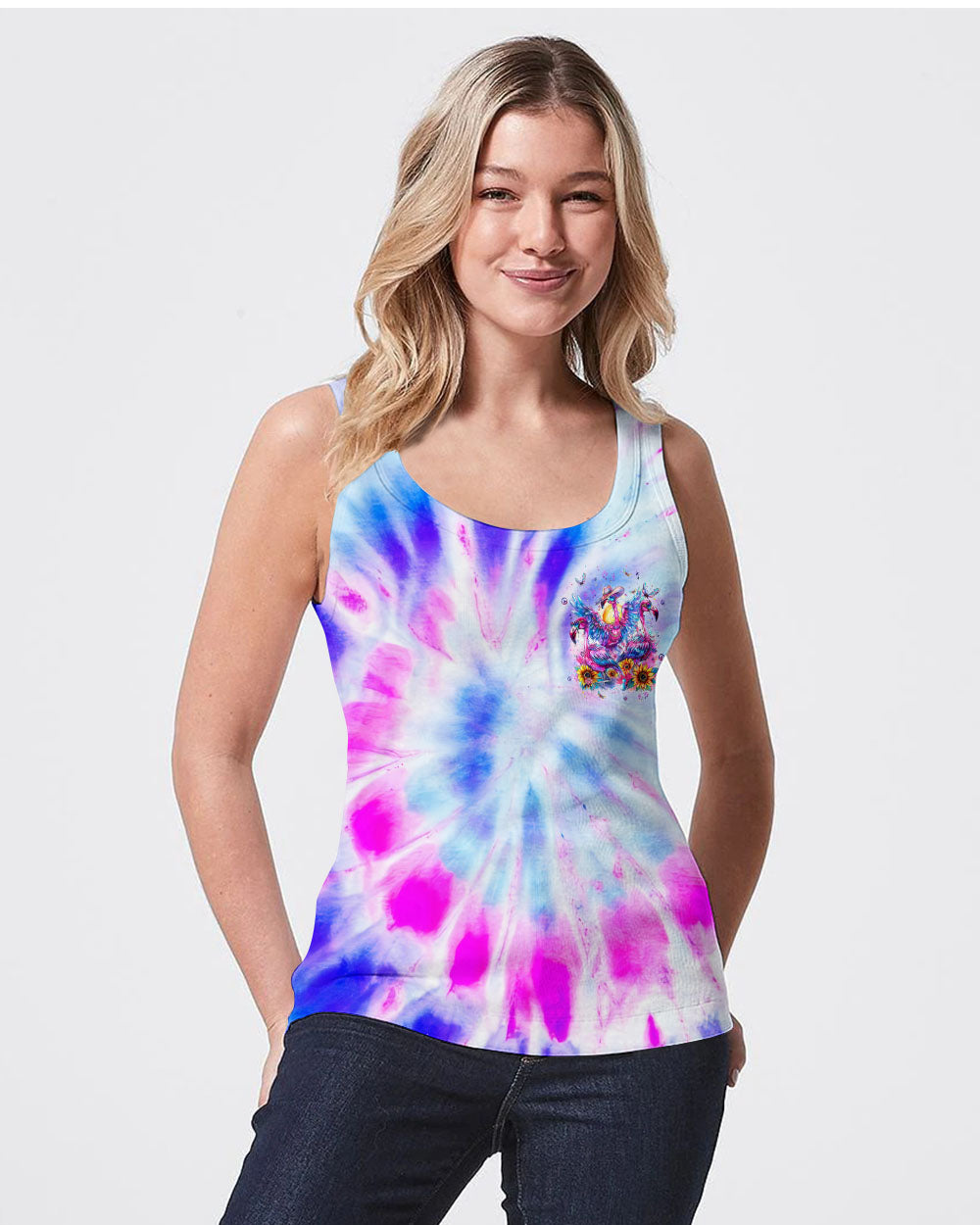 GOOD TIMES CRAZY FRIEND FLAMINGO ALL OVER PRINT - TLPQ1104242