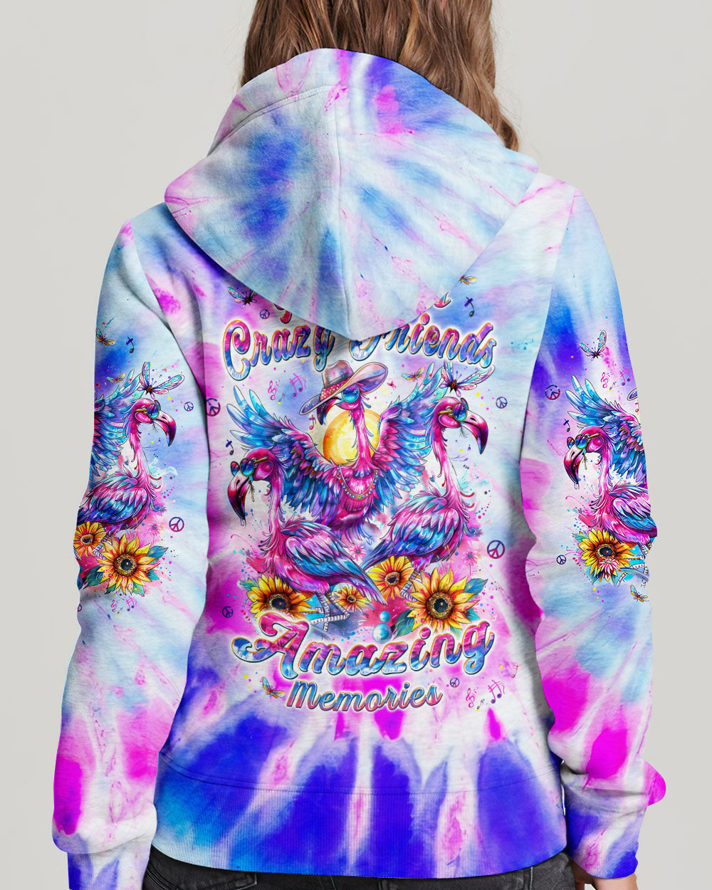 GOOD TIMES CRAZY FRIEND FLAMINGO ALL OVER PRINT - TLPQ1104242