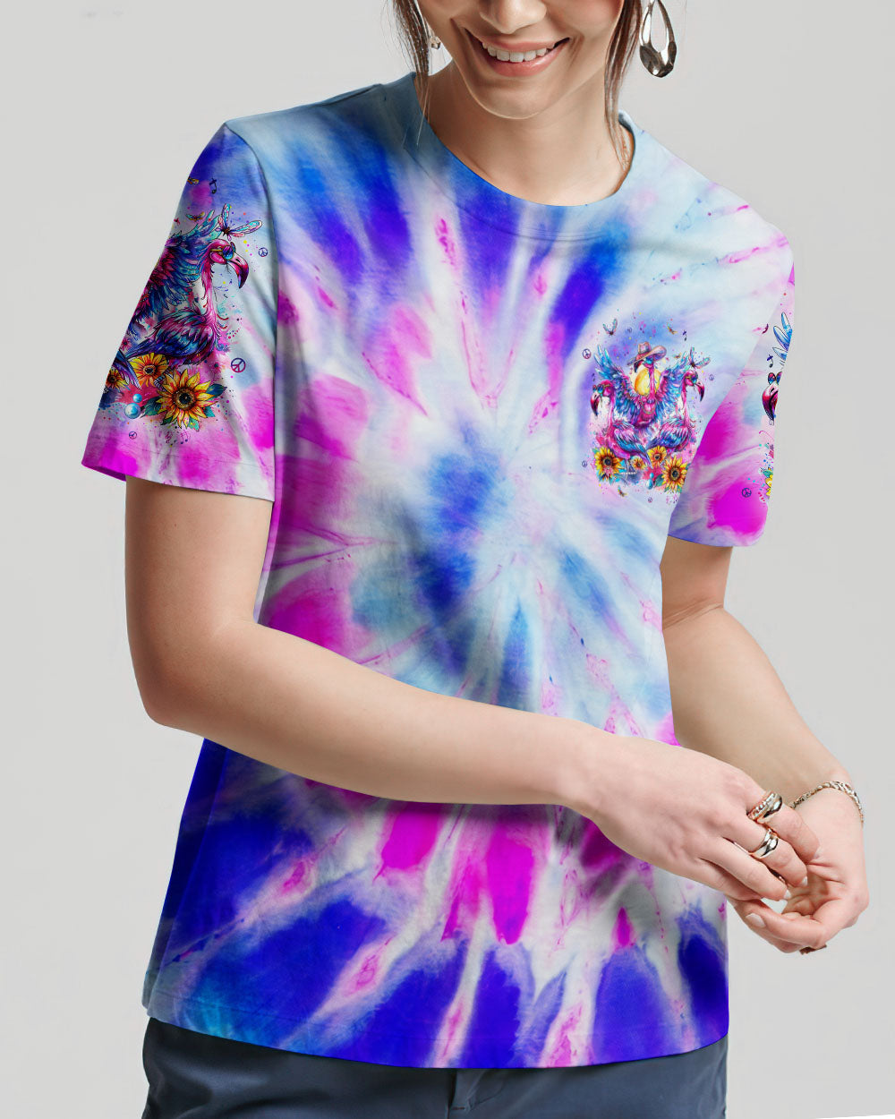 GOOD TIMES CRAZY FRIEND FLAMINGO ALL OVER PRINT - TLPQ1104242