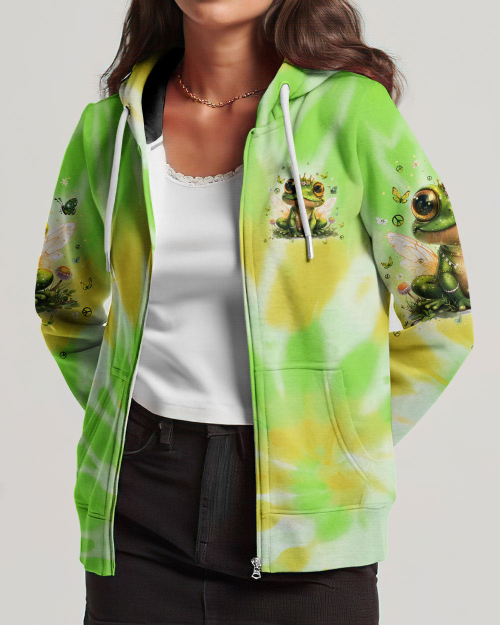 I BELIEVE THERE ARE ANGELS AMONG US FROG ALL OVER PRINT - TLPQ1104243