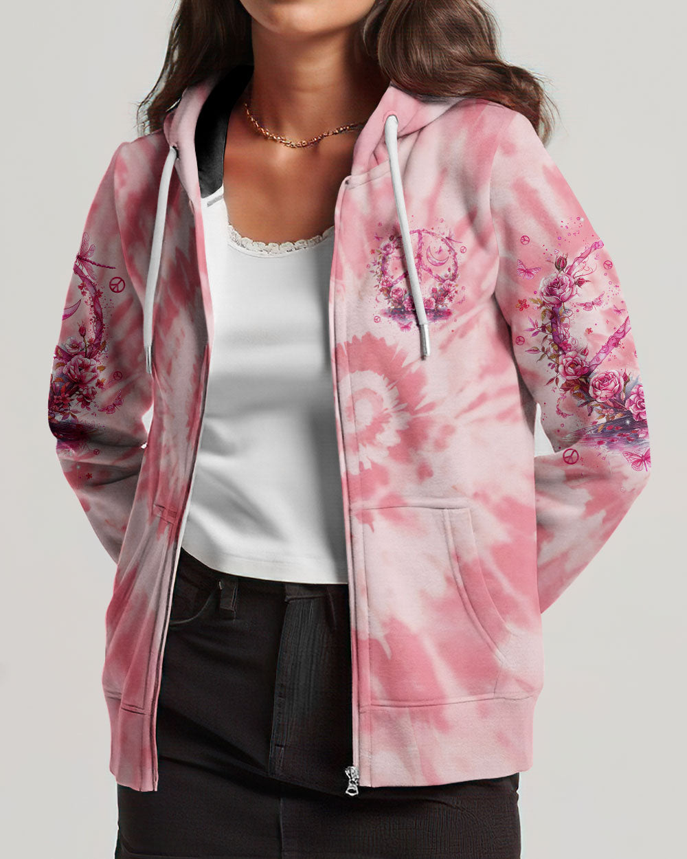 PEACE Y'ALL TIE DYE ALL OVER PRINT - TLPQ1204242