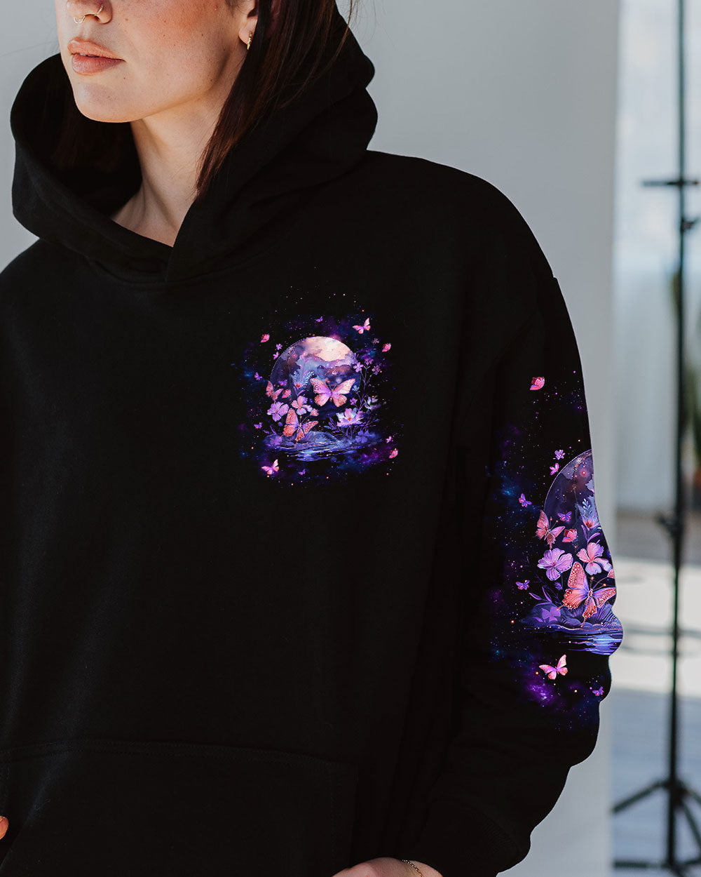I BELIEVE THERE ARE ANGELS AMONG US BUTTERFLY ALL OVER PRINT - TLPQ1803241
