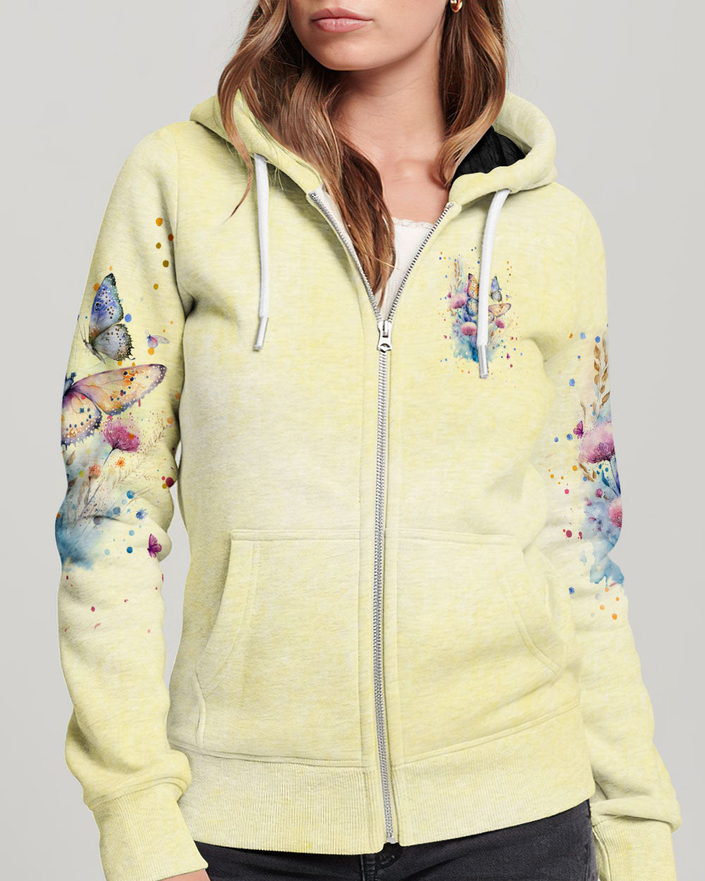 JUST BREATHE BUTTERFLY ALL OVER PRINT - TLPQ2103243