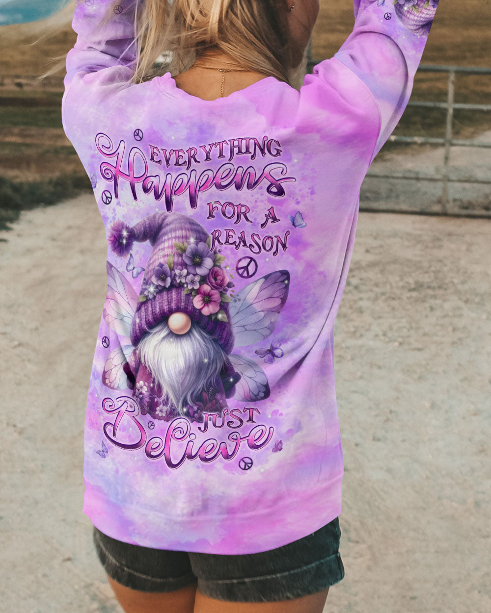 JUST BELIEVE GNOME ALL OVER PRINT - TLPQ2310241