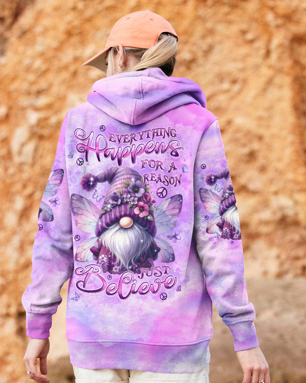 JUST BELIEVE GNOME ALL OVER PRINT - TLPQ2310241