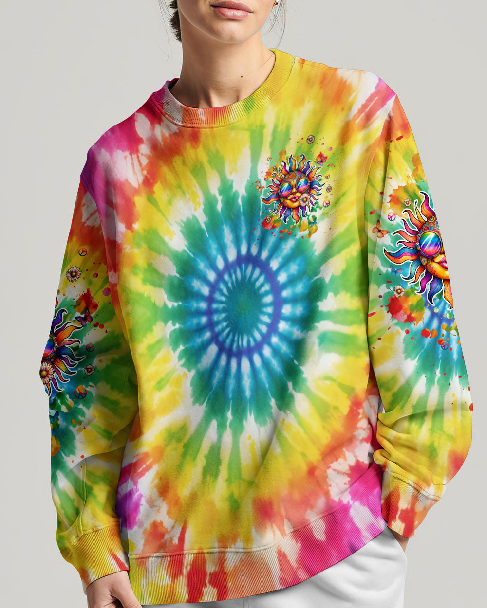 RUNNING AGAINST THE WIND HIPPIE SUN ALL OVER PRINT - TLPQ2506243