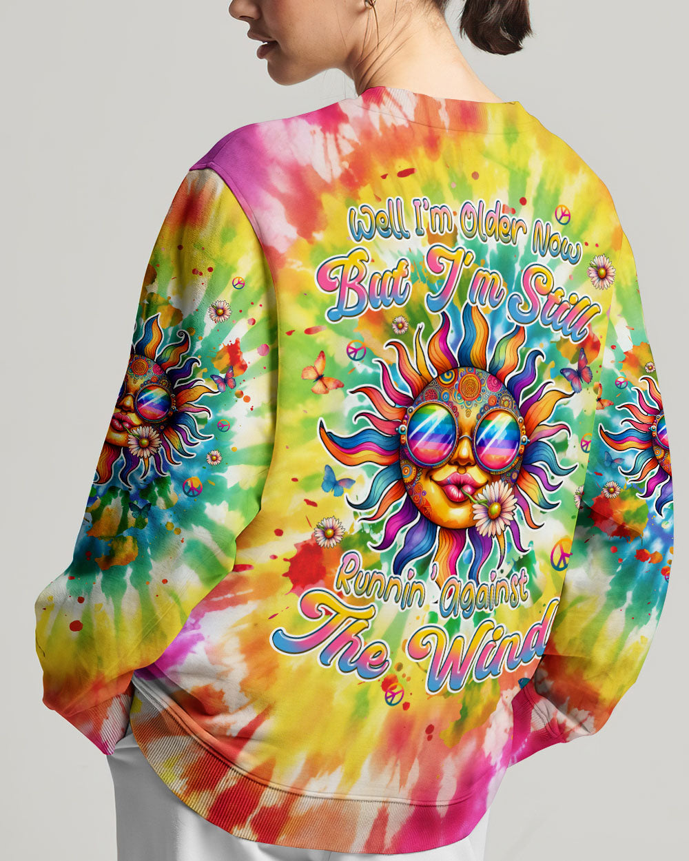 RUNNING AGAINST THE WIND HIPPIE SUN ALL OVER PRINT - TLPQ2506243